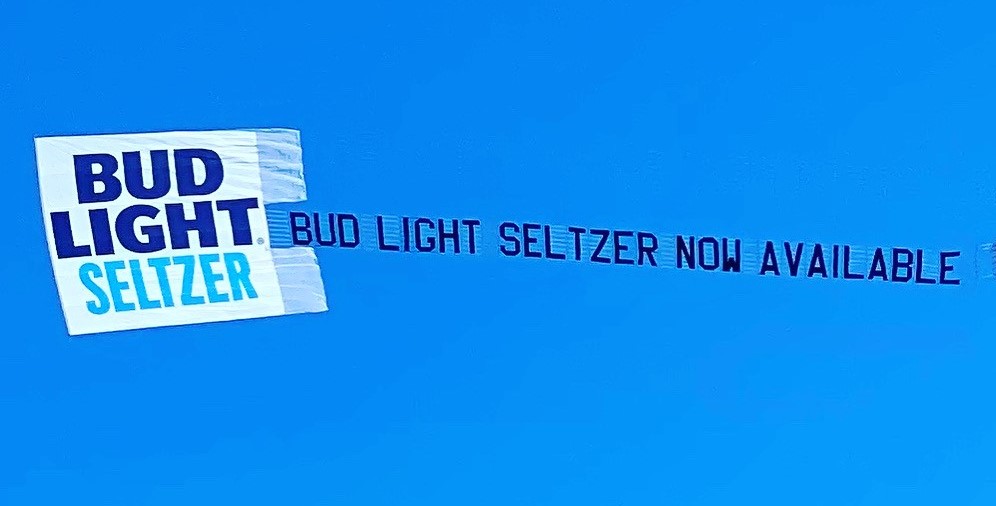 flying banners and billboards